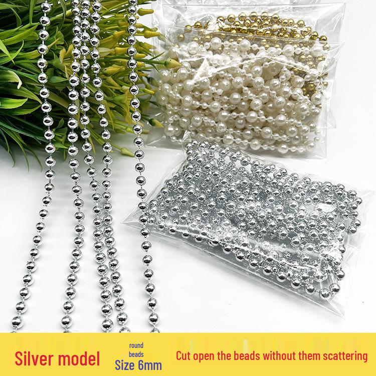 Жемчужная цепочка для свадебного декора