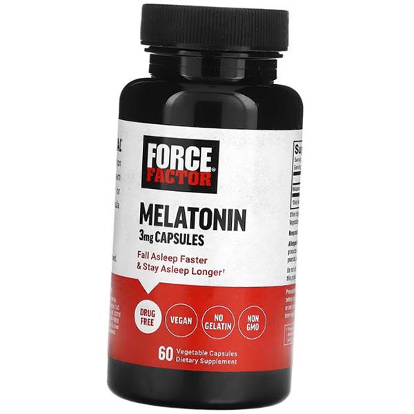 

Мелатонін у капсулах, Melatonin 3, Force Factor 60вегкапс (72641001) 60vcaps