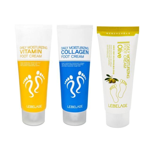 LEBELAGE - Daily Moisturizing Foot Cream - 2 Types Collagen