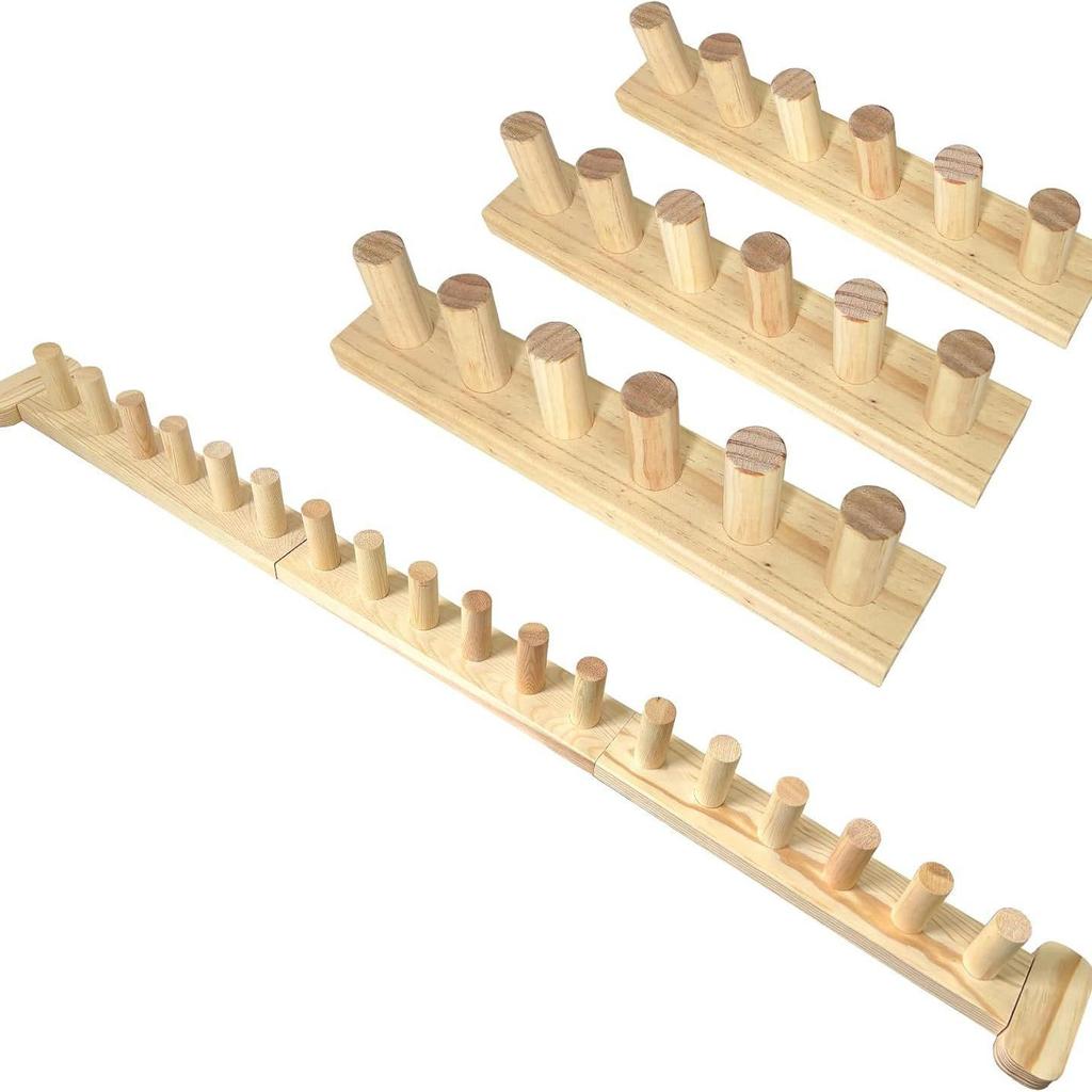 Solid Wood Blanket Weaving Machine - Assembled Yarn & Scarf Knitting Tool