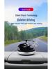 Solar-Powered Rotating Helicopter Car Air Freshener - Perfume Holder for Center Console