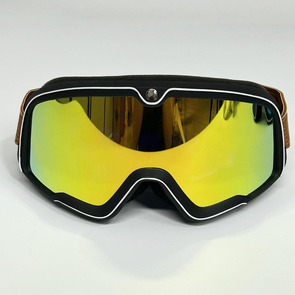 Motorcycle goggles, retro Harley SUV riding windproof and sand-proof day and night universal helmet glasses