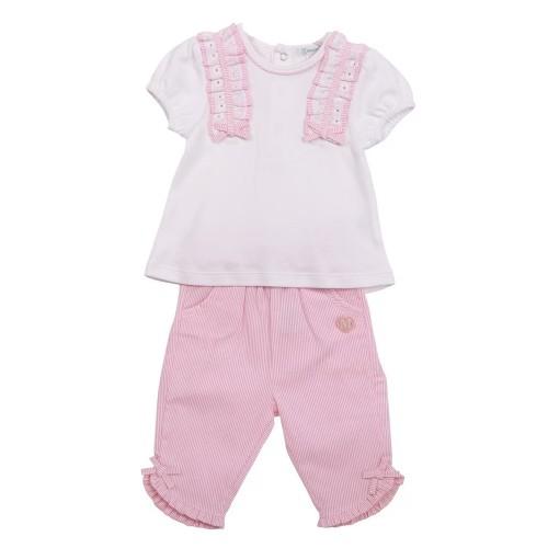 Mintini Baby Girls Striped Top & Bottom Set