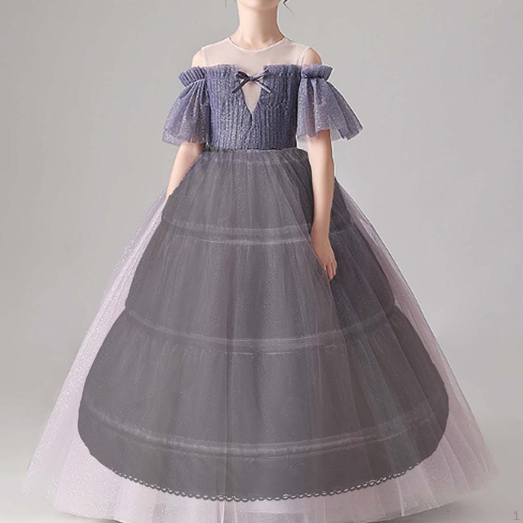 3 Hoop Petticoat Slip Girls Hoops Pannier Lolita Crinoline Underskirt Cage Skirt