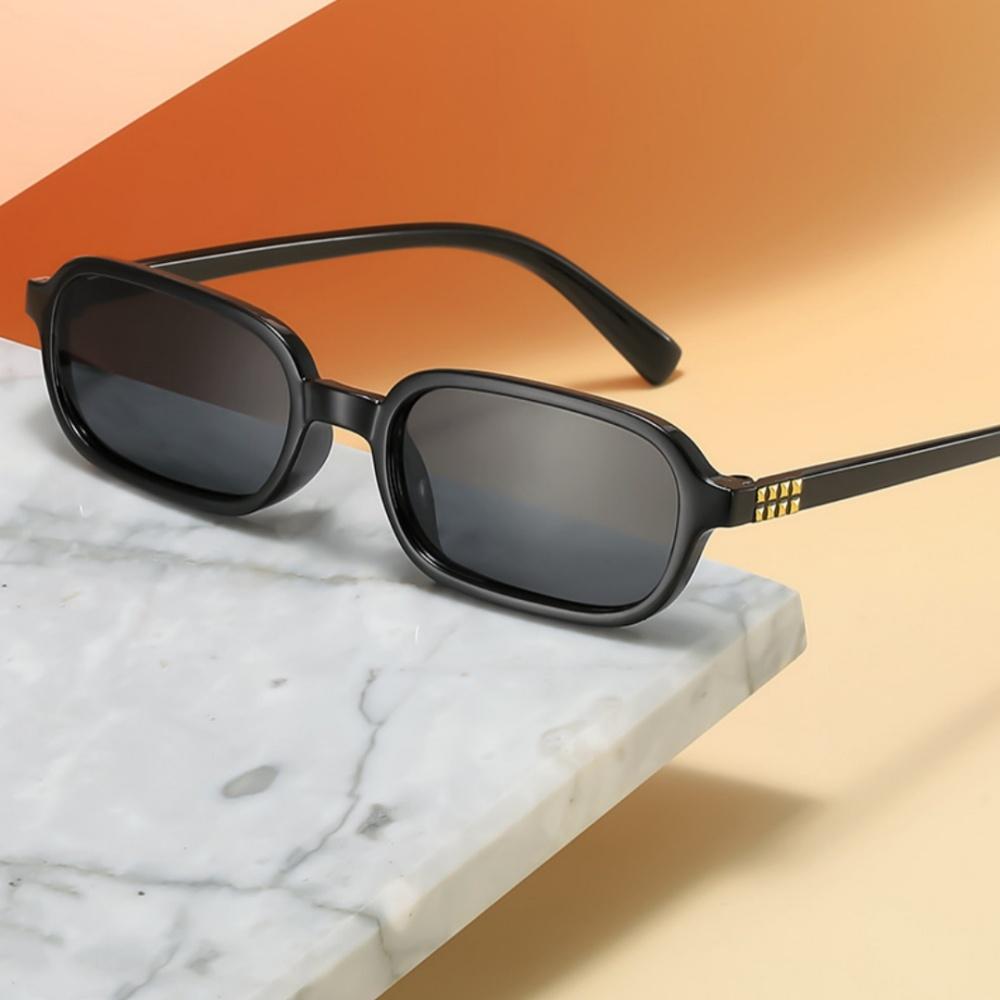 Sunglasses Women Small Frame Eyeglasses Square Sun Glasses Trendy Retro Rectangle Eyewear For City Strolls Travel