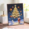 DIY 5D Diamond Painting Kit Christmas Tree Santa Full Drill Rhinestone Art Canvas Relaxing Creative Craft for Home Wall Decor Gift