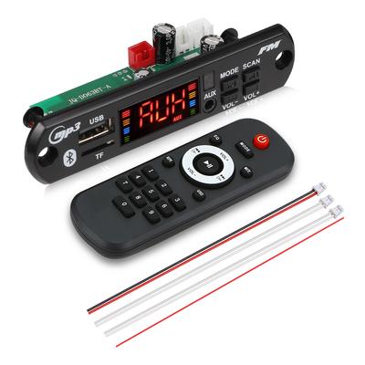Kebidu Wireless Bluetooth 5.0 Placă de decodor MP3 pentru mașină 80W Amplificator fără fir de înregistrare a apelurilor Modul audio muzică USB TF AUX Radio FM