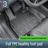 Eco-Friendly TPE Car Mats for BYD Hiace '07 - Full Set: Trunk & Backrest Mats
