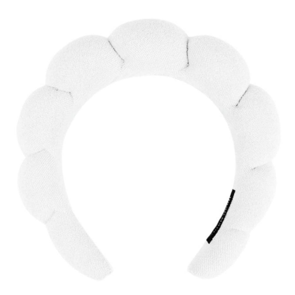 

Sponge Hairband Face Wash and Shower Cloud Sponge Аксесуари для волосся для жінок Пов’язка для зняття макіяжу 1 упаковка 1-Pack білий