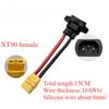 XT60/XT90 Male Female Konektor na 3pinovou zásuvku XT60 XT90 Baterie Nabíjecí kabel pro auto Nová energie E-bike Nabíjecí kabel