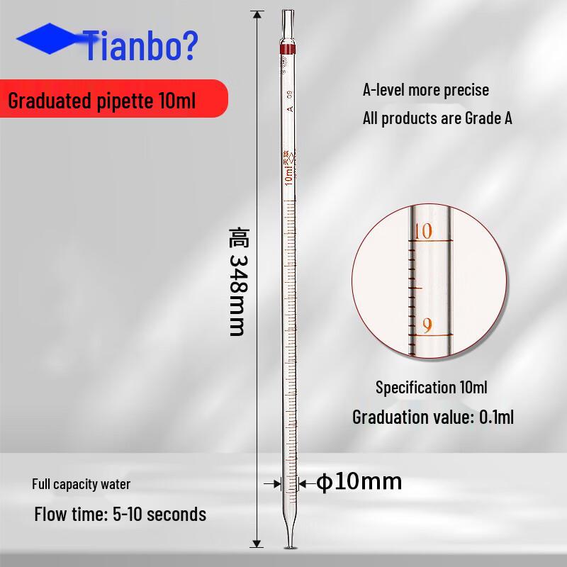 Tianbo Graduated Glass Pipette