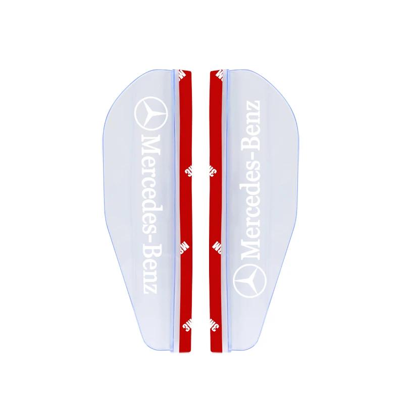 TRJWW1 Hot 2025 2Pcs Car Rear Mirror Protector Rain Eyebrow Visor Cover For Mercedes Benz AMG W206 W204 W205 W212 W213 W221 W222 W223 W