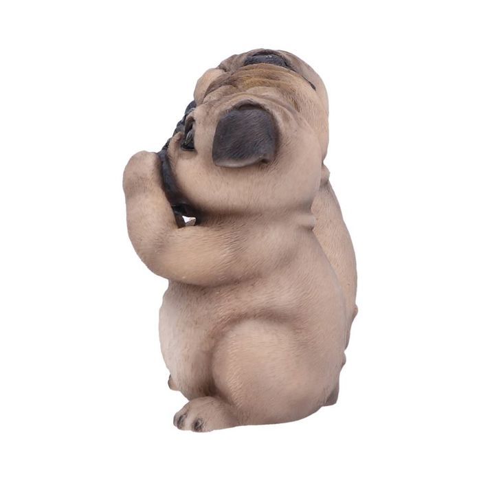 Figurines - NEMESIS NOW - Three Wise Pugs - Polyrésine - 8.5cm - Brun