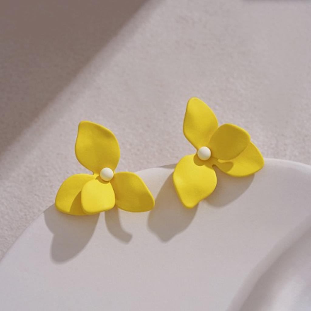 New Summer Collection Flower Dangle Earrings Jewelry for Women with Hypoallergenic & Plant Elements Style Stud Earrings Gifts