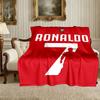 Cristiano Ronaldo Pattern Blanket, Cozy Blanket for All-Season Comfort on Sofas, Beds, Office, Car, Camping and Travel