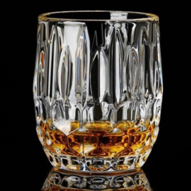 Creative Whiskey Glass for Men and Women In Bars Korean European Thick Crystal Glass for Drinking Water Juice Alcohol Cup Set