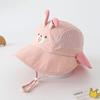 Cute Baby Bucket Hat Large Brim Kids UV Protection Cap Soft Toddler Sun Cap  Autumn