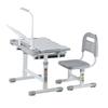 VEVOR Kids Study Chair and Desk Set, Study Desk and Chair for Kids with Table Lamp
