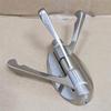 ABWR-1 Piece Swivel Hook Solid Metal Foldable Towel Hook Nickel Brushed Zinc Alloy Wall-Mounted