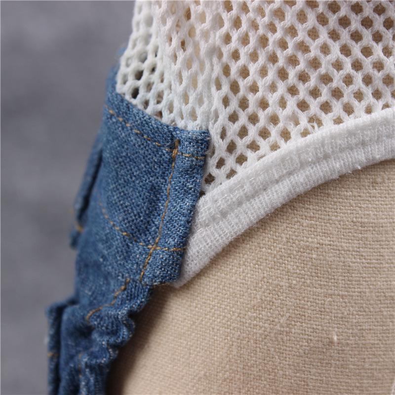 Pet Dog Denim Mesh Skirt: Cotton, Versatile, for Small Breeds
