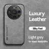 KEYSION Luxury Retro PU Leather Case for Huawei Mate 80 Pro Soft Silicone+PC Shockproof Phone Back Cover for Huawei Mate 80 Pro