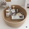 Round Desktop Storage Baskets Jewelry Key Remote Control Organizer Dormitory Bedroom Desk Toy Cosmetic Book Pen Boxes