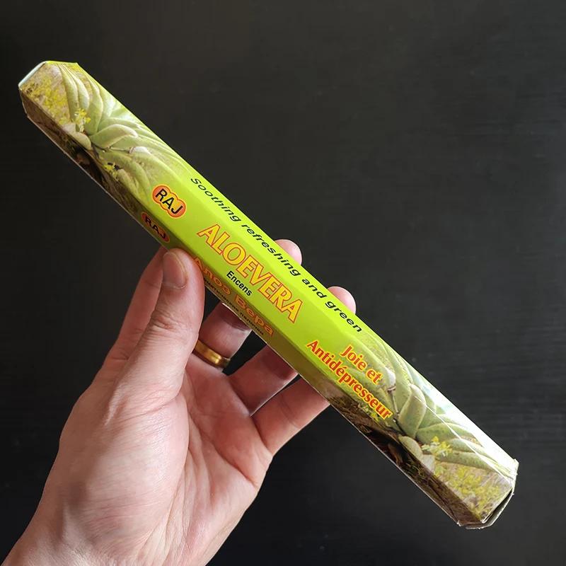 Y 20 Varillas/caja Incienso Indio Salvia Blanca Lavanda Aromaterapia LÍNEA PALO SANTO Varilla de Incienso Hogar Dormitorio Baño Fragancia para el Hogar Tibetano
