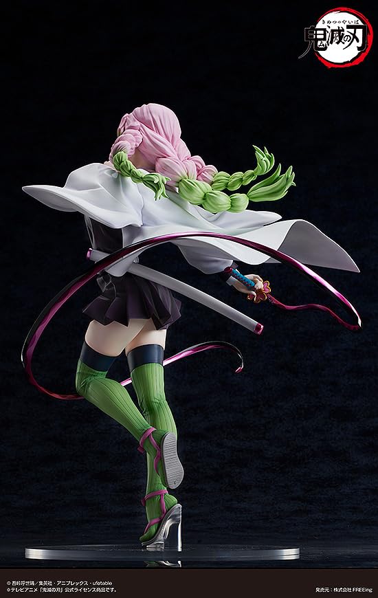 Demon Kimetsu no Yaiba Mitsuri Kanroji scară plastic pictat figurin finisat Slayer 1/4