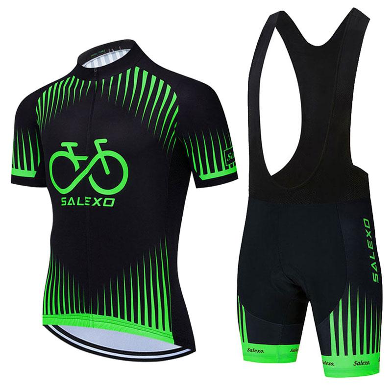 2026 Summer Breathable Cycling Suit Set Men New Short Sleeve Road Team Bicycle Jersey Cycling Clothing Bib Shorts Suits Bike Wear Clothes