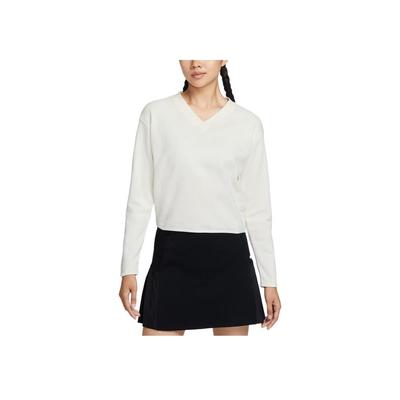 Swoosh FW25 V-Neck Pullover Sports Long Sleeve Golf Shirt Women Tops IH1946-133