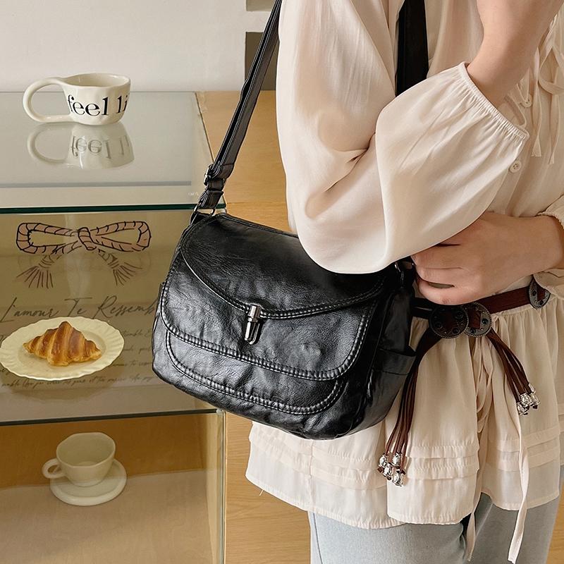 Borsa da Donna in PU Borsa a Spalla Vintage Borsa per la Mamma