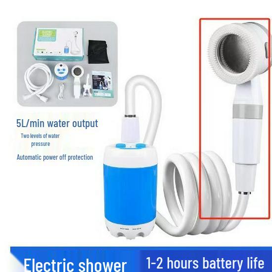 Verbessertes tragbares Druck-Außenduschset für Camping und Wohnheime