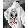 Unisex Hooded Sweatshirt Digital Print Streetwear Loose Fit Winter Casual Long Sleeve Pullover Teens Adults