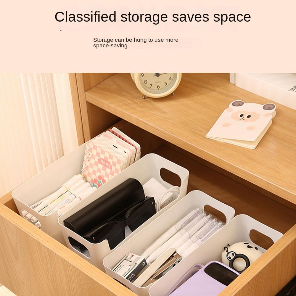 Large Capacity Desktop Storage Box Stackable Sundries Storage Boxes Storage Drawer  Fruit Cosmetic
