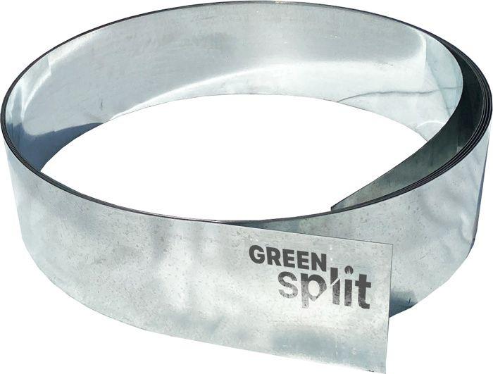 Bordure de gazon en métal aluminiumminium-zinc - Longueur 10m ou 15m, Hauteur 15cm, 20cm ou 25cm - Bordure de parterre et jardin