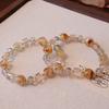 Natural crystal bracelet strawberry crystal bracelet Bangles Women Fashion Jewelry accessories Gift