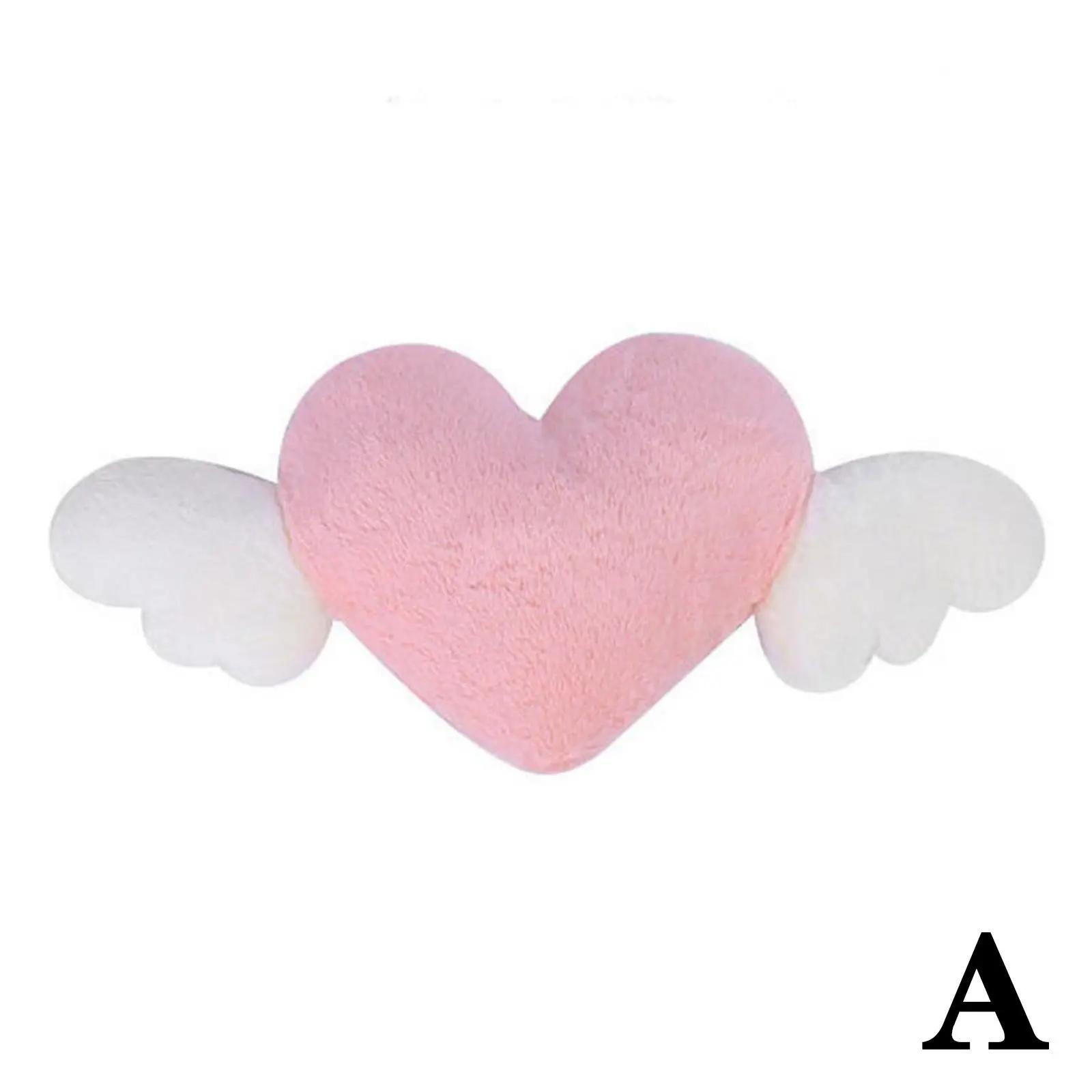 

Heart-Shaped Car Headrest Plush Love Neck Pillow Seat Support Pillow Support Cushion Universal Back Lumbar Car Accessories T5W6