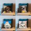 Funny Puppy Dog Memes Pillow Case Cover Square Sofa With For Pattern Comfortable Cushion Suitable Of Room