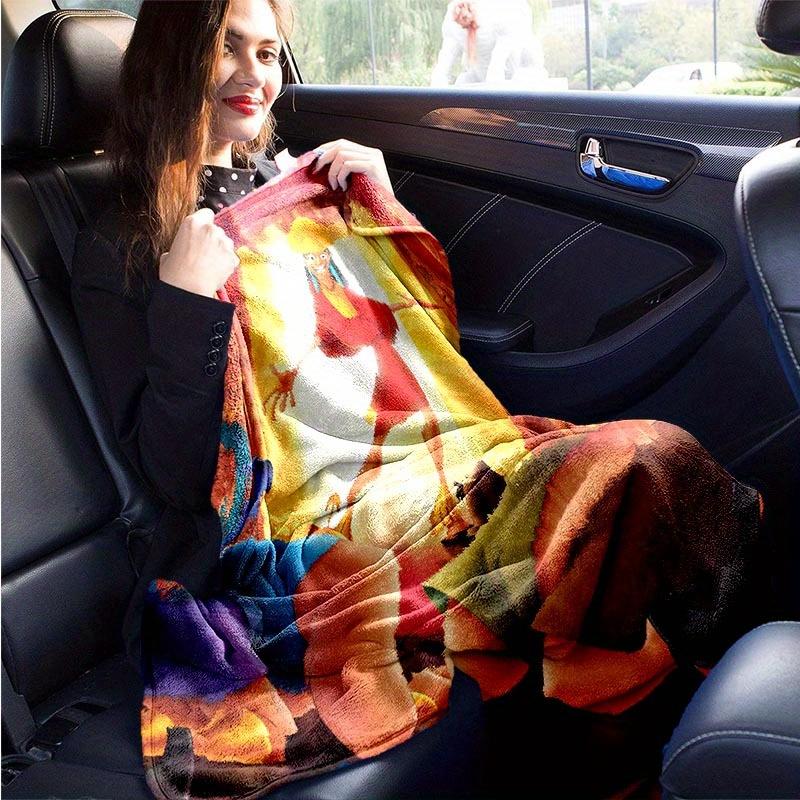 1pc The Emperor's New Groove Printing Blanket - Soft, All-Season Throw for Living Room, Bedroom,Personalized Gift with Adorable Cartoon Design
