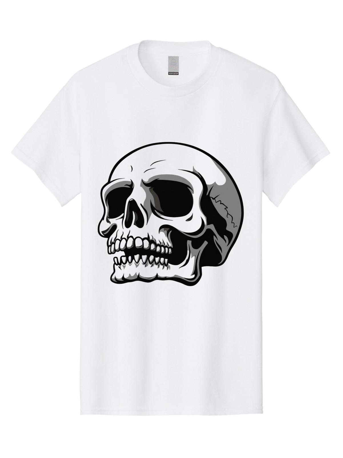 Skull-3 Mens Graphic Tee, 100% Cotton, Casual Summer Wear S разноцветный