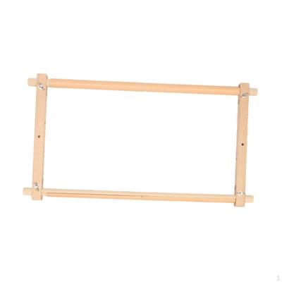 Cross Stitch Embroidery Frame, Polished Wood Stand, No Burrs, Easy Assembly, Suitable for