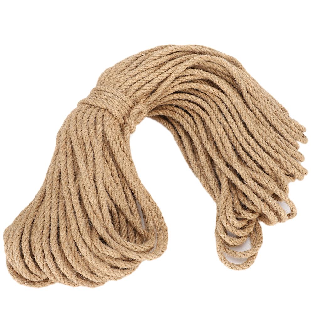 Durable Sisal Rope for Cat Tree DIY Scratching Toys Scratch Board Pet Cat Supplies6mm 50m