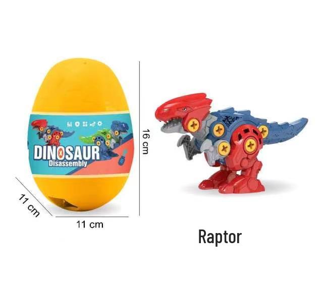 DIY Tyrannosaurus Rex Educational Toy Egg - Assemble & Disassemble Building Blocks for Children