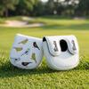 Embroidered Golf Club Headcover | Guarding Pull-on Construction PU Leather,