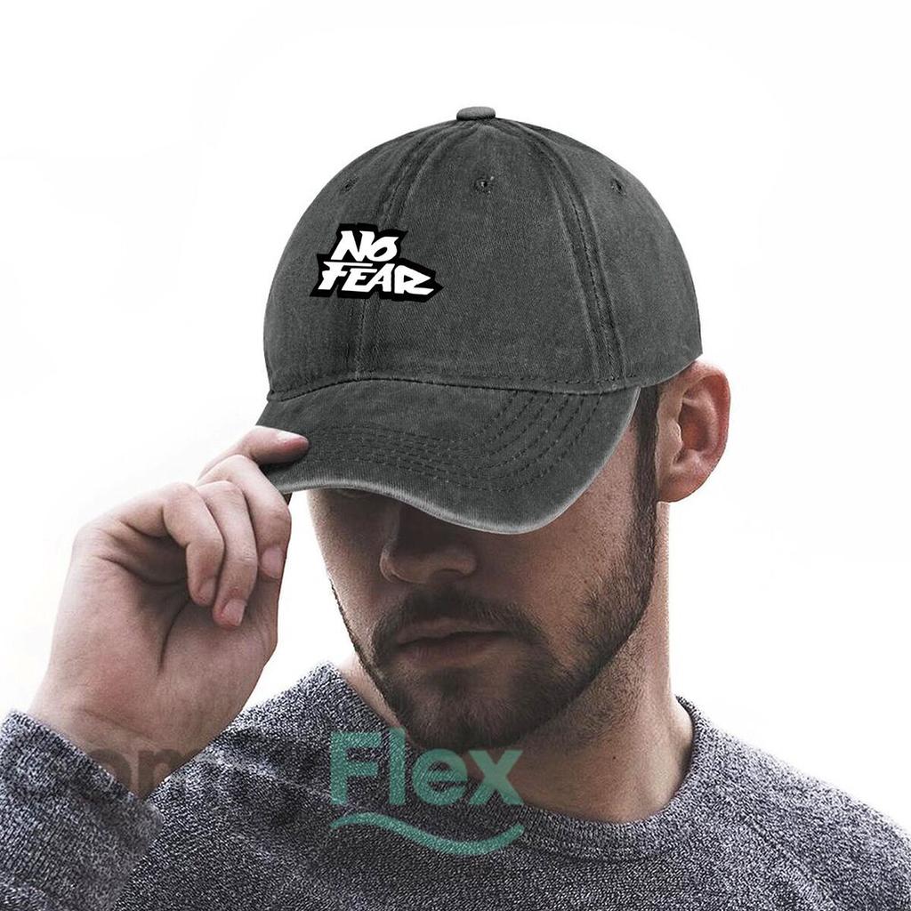No Fear Bold Text Fashion Washed Baseball Cap Outdoor For Womens Unisex FeUnisex Beach Dad Hat Hip Hop