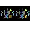 Funny Car Stickers Pull Fuel Tank Pointer Reflective Vinyl Sticker High Gas Decal Fuel Gage Empty Stickers Decal Auto Exterior
