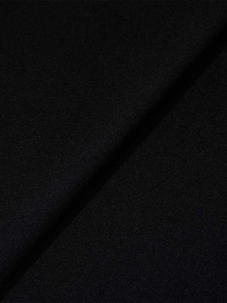 Eogeulliswedou Soft Contrast Flare Skirt (Black)