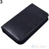 VCD Organizer 80 Discs CD Holder DVD Case Storage Faux Leather Zipper Bag