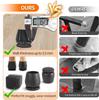 16PCS Chair Foot Cover Rubber Feet Floor Protectors 15° Slanted Foot for Silicone Furniture Legs Cover Pads Anti-slip Silent