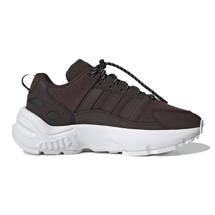 Adidas Originals ZX 22 Low-Top Sports Casual Shoes Kids Sneakers Brown HQ1578